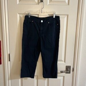 Escada Sport twill capri pants. Navy
